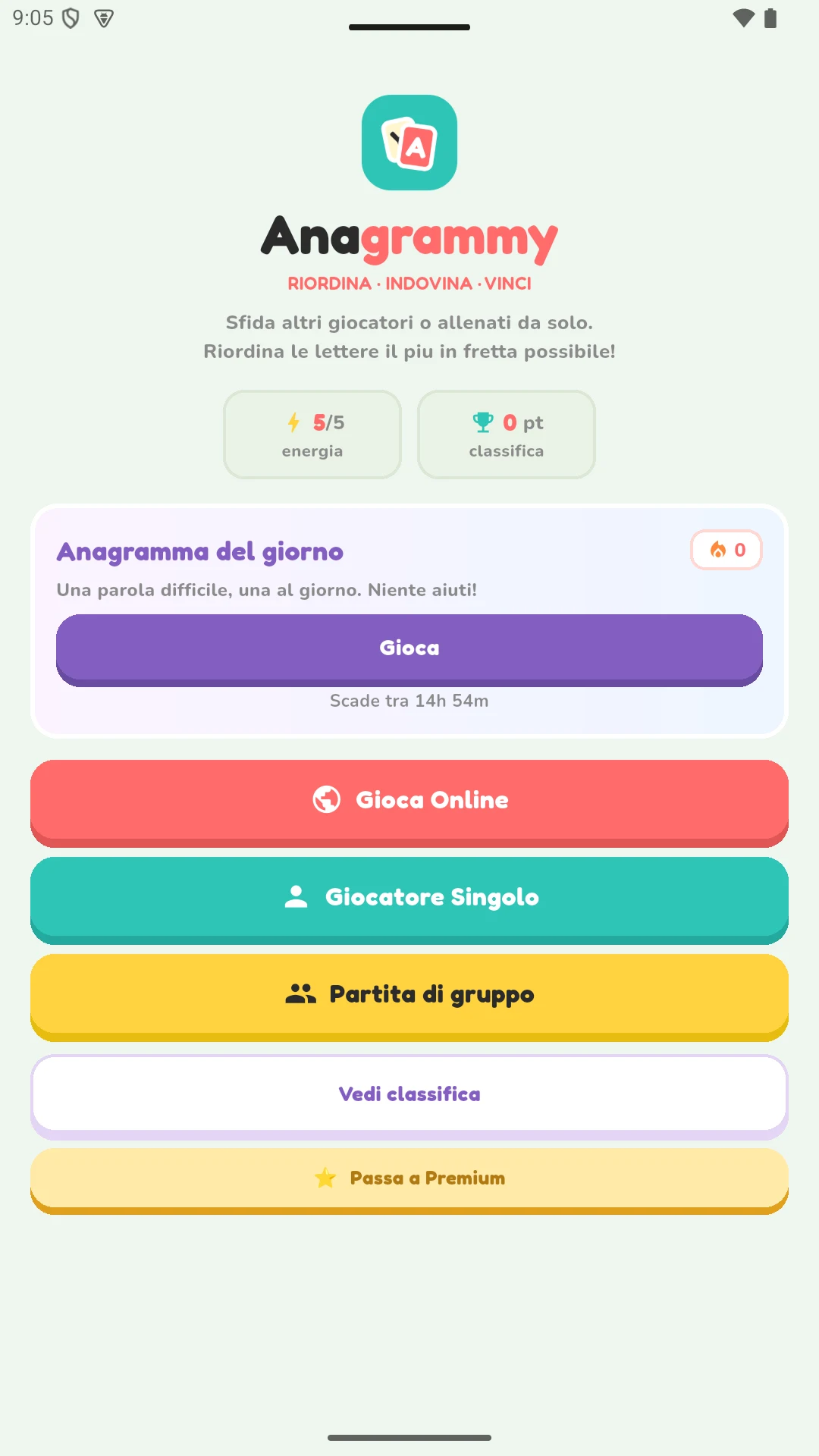 Anagrammy screenshot