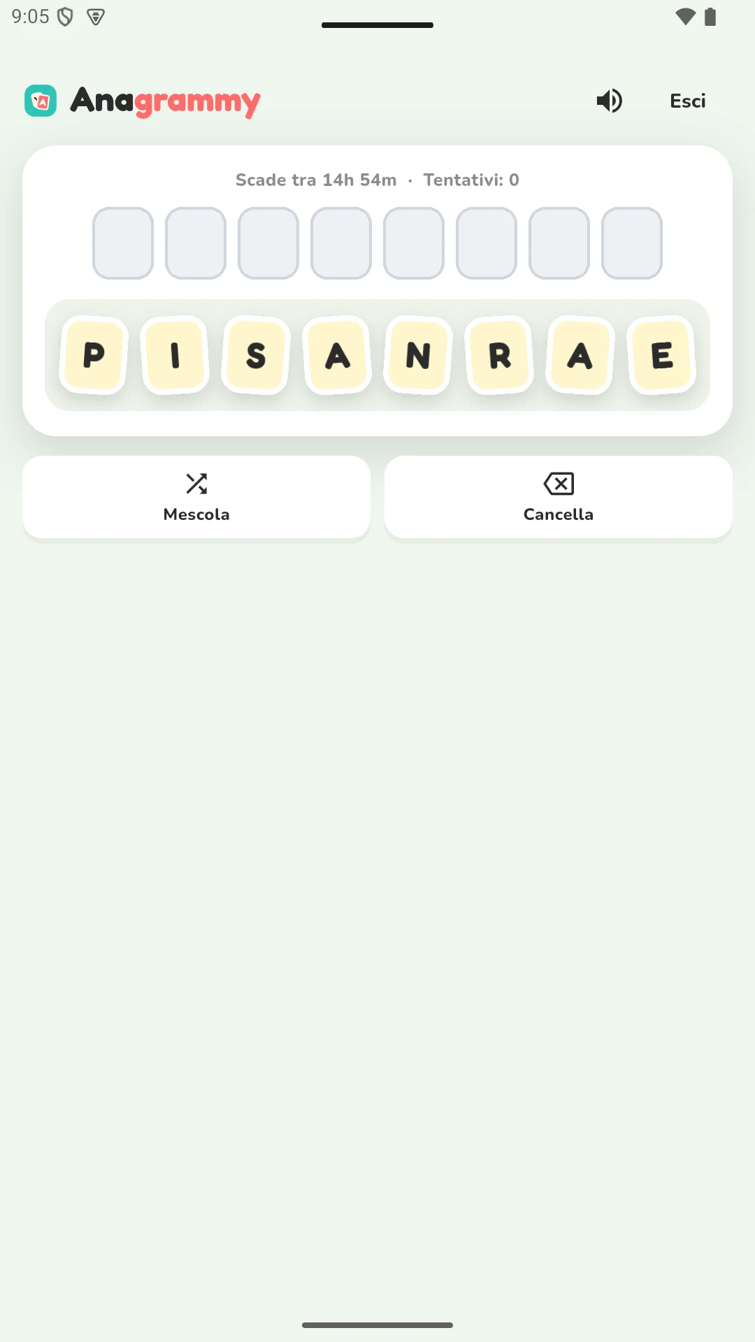 Anagrammy screenshot