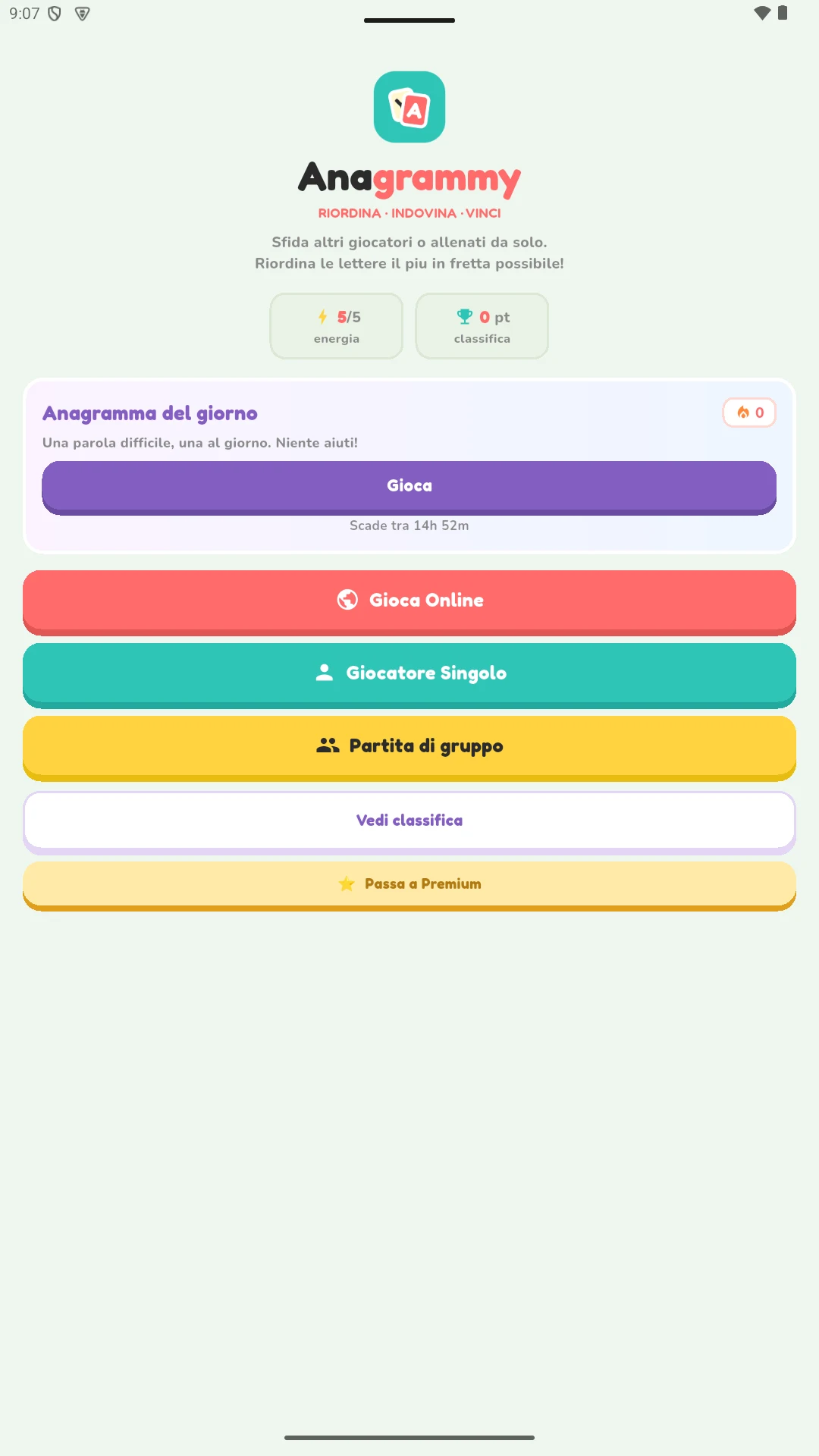 Anagrammy screenshot