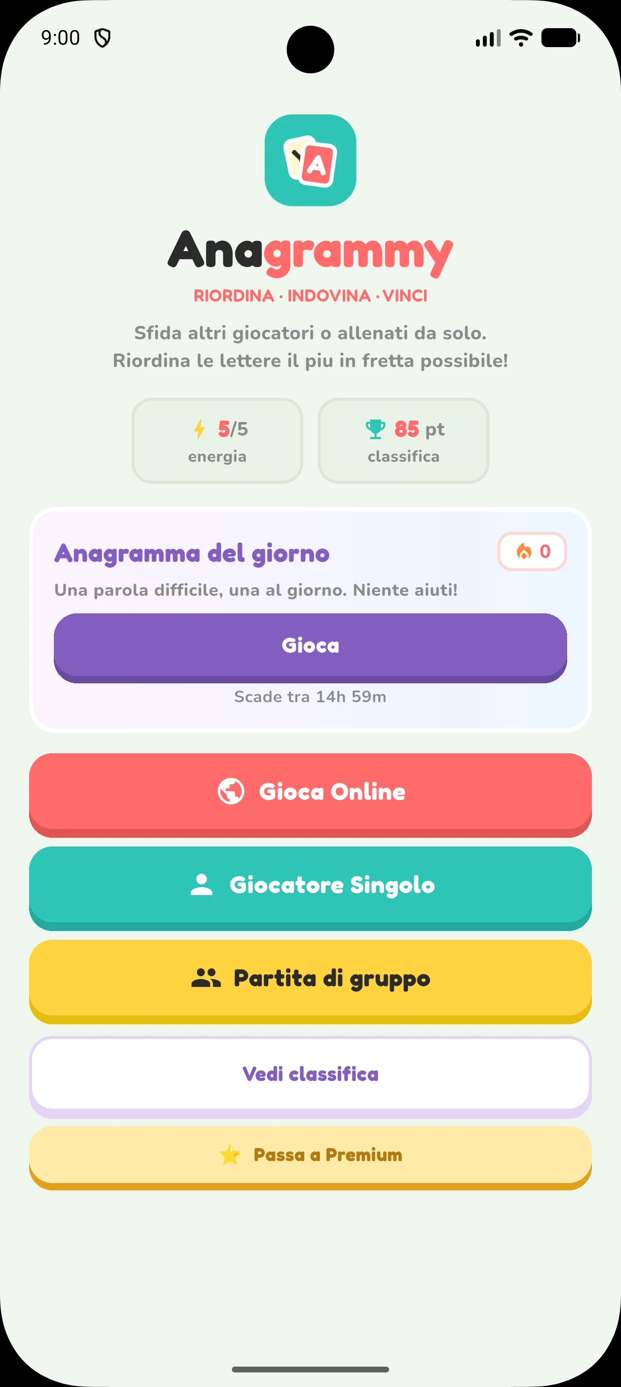 Anagrammy screenshot